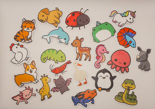 Water Bottle with Animals (500 ml)